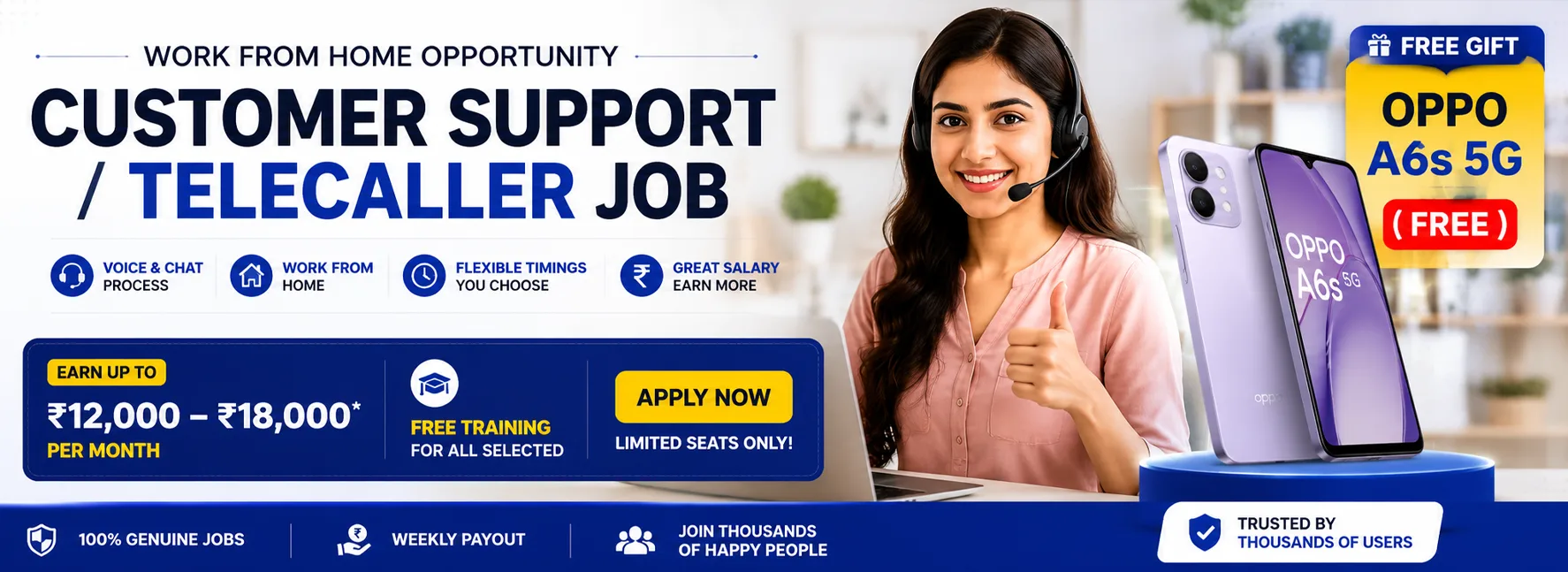 Telecaller Job - Work from Home